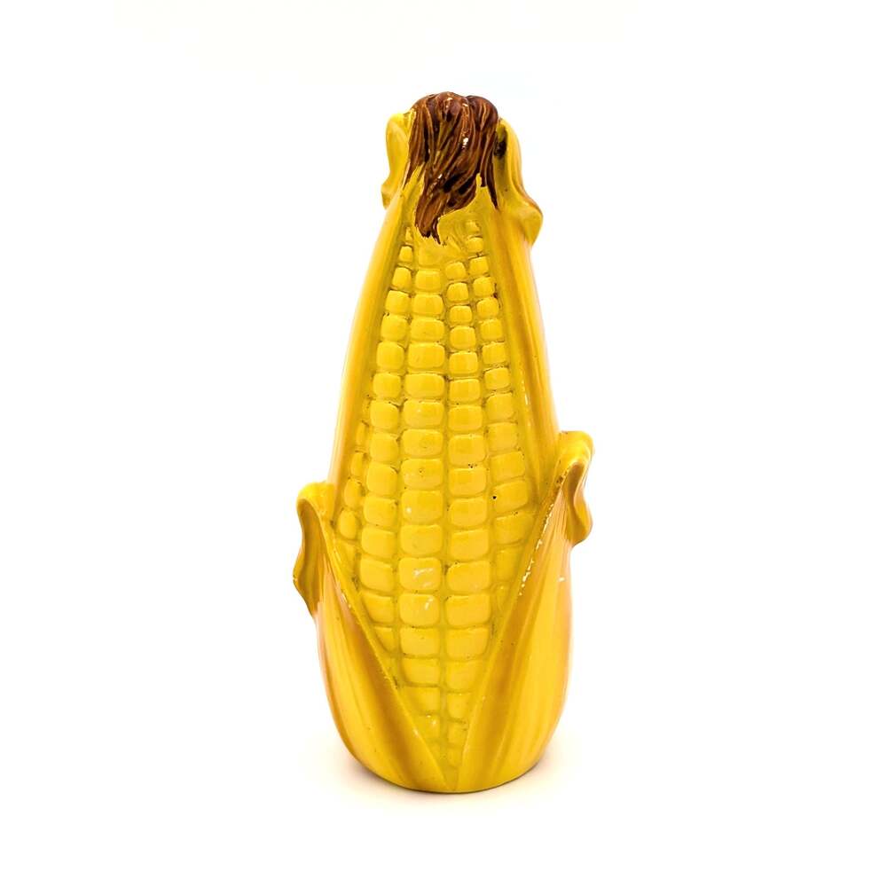 Vintage Japanese Oversized Corn Cob Shaker Figural Ceramic Mid-Century Kitsch
